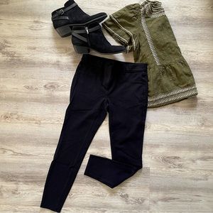 Loft Black Ponte Pants